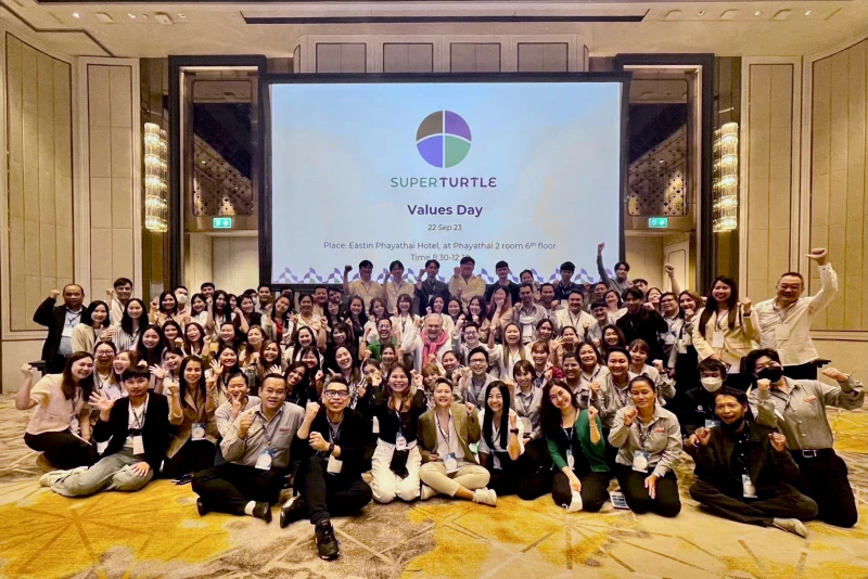 Super Turtle Public Company Limited held “Super Turtle Values Day 2023” activity on 22nd September 2023 at Eastin Grand Hotel Phayathai.