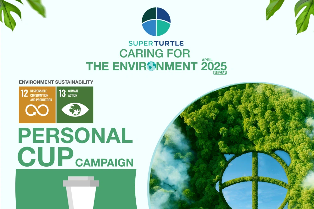 น้องเต่าอยากแชร์! ในเดือนเมษายน เดือนแห่ง Earth Day ที่ผ่านมา พวกเราช่วยกันแคร์โลกลดขยะจากแก้วกาแฟแบบใช้ครั้งเดียวทิ้งไปได้กว่า 694 แก้ว!