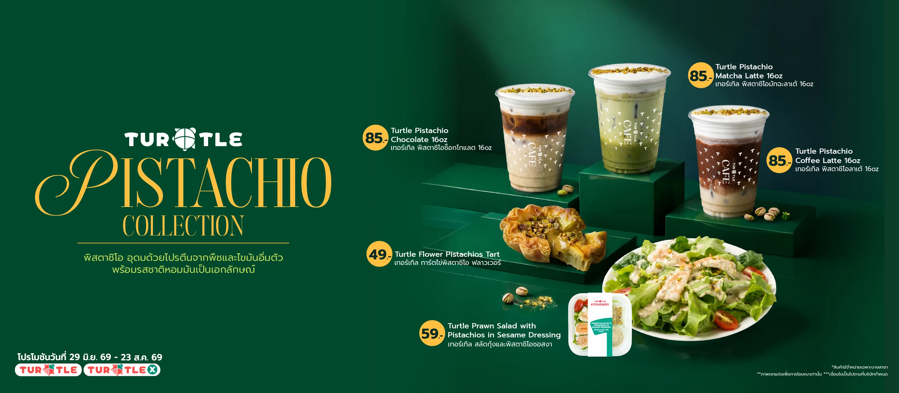 Turtle Pistachio Collection – A Special Collection for Pistachio Lovers